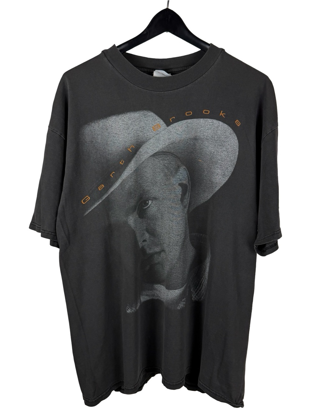 Vintage 90s Garth Brooks Faded Country Music Band Graphic Shirt Size XL